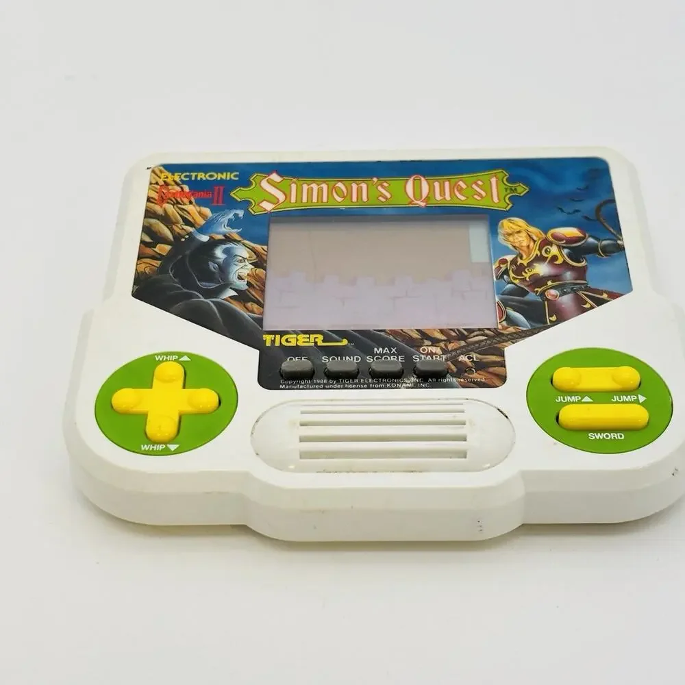 Tiger Electronics Castlevania II Simons Quest Handheld Game 1988- Tested, Works!